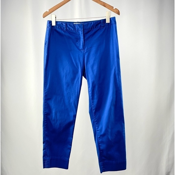 Vineyard Vines Cotton Blend Cropped‎ Pant in Blue Size 8 - Picture 1 of 4